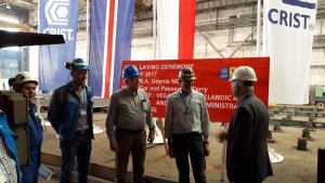 Keel laying ceremony